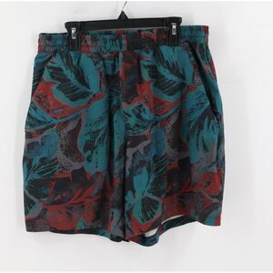 Lululemon Pace Breaker Short Linerless Tropical Shadow Shark Teal Multi Large